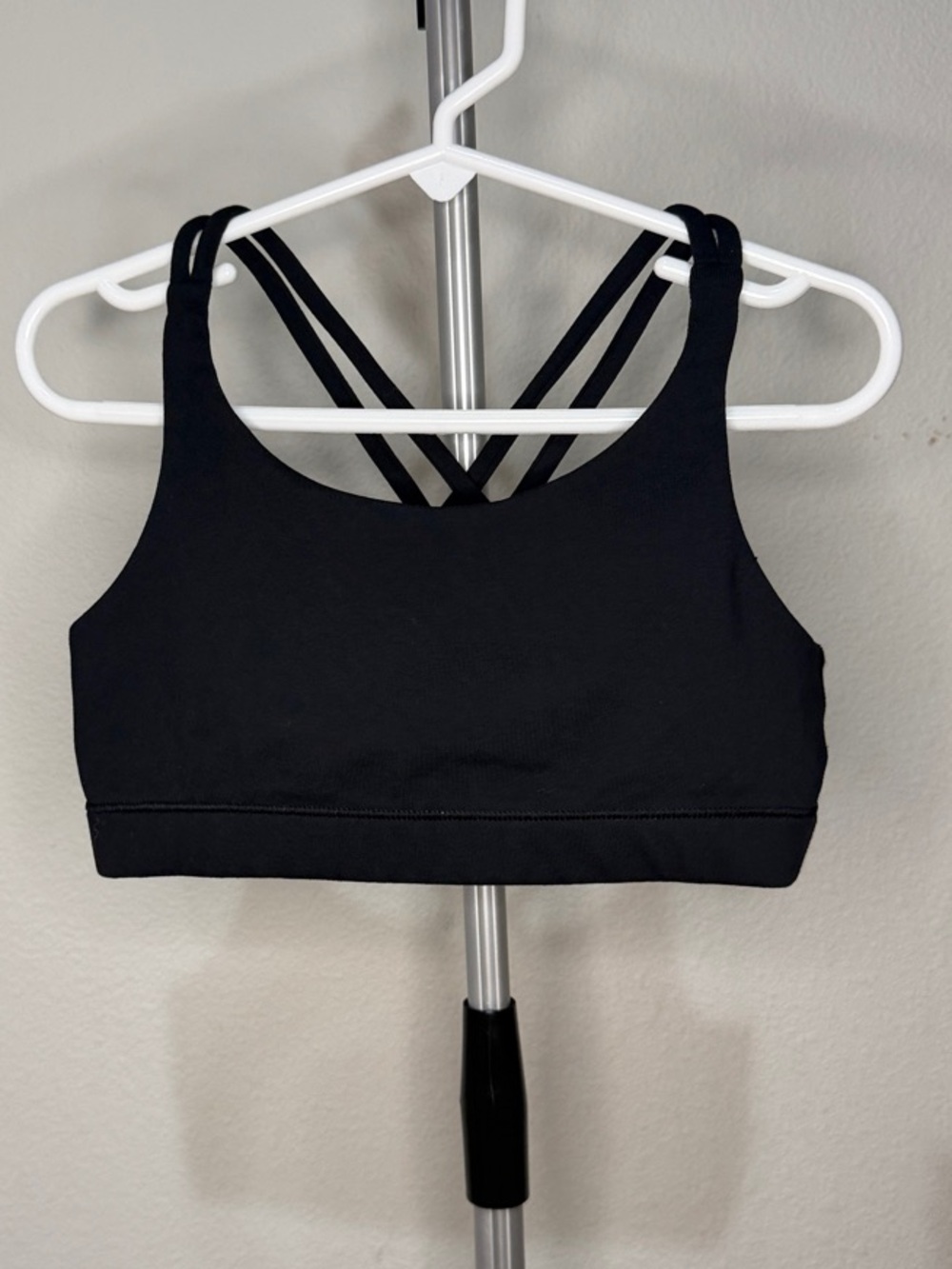 Black Strappy Sports Bra - Women Intimates & Sleepwear